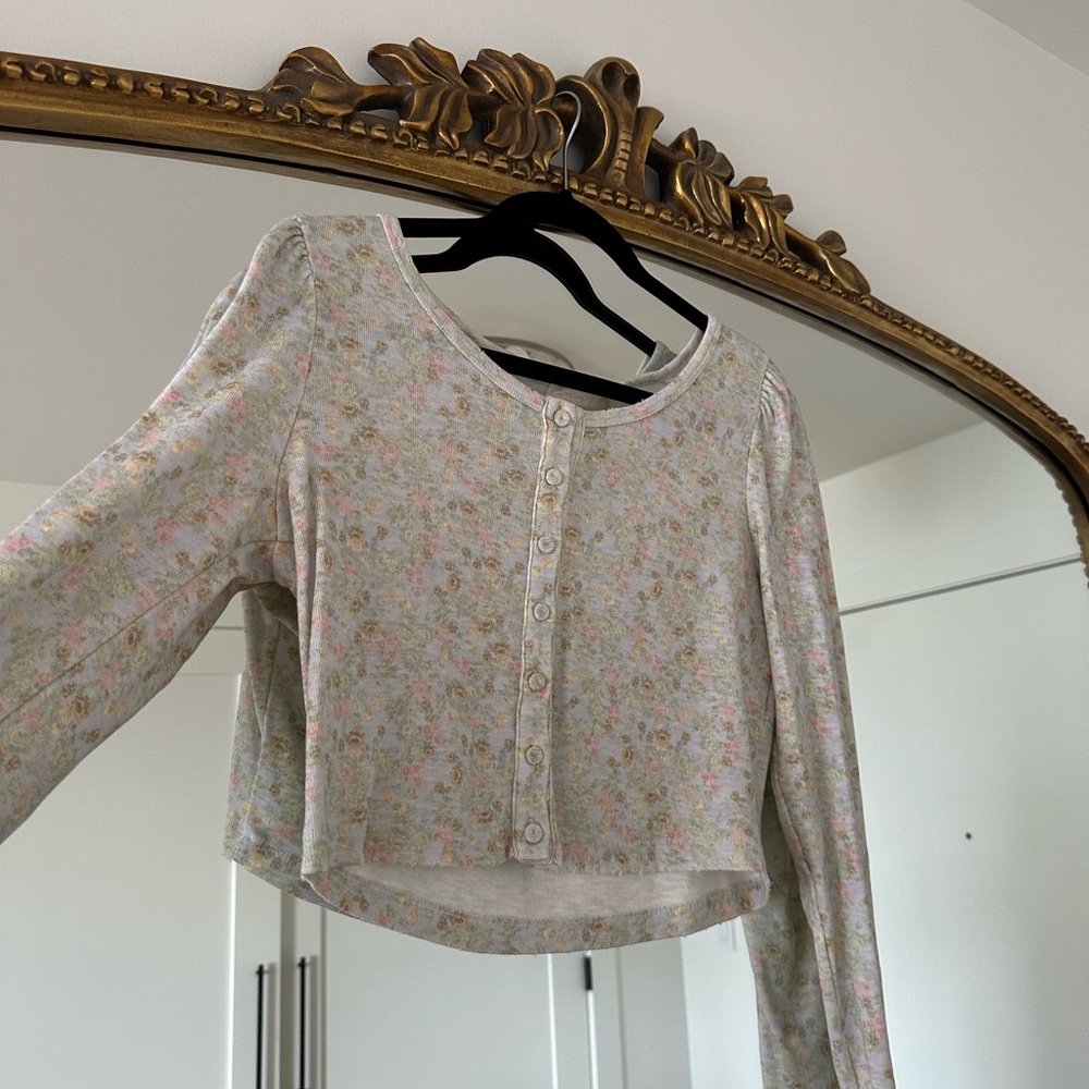 Love Shack Fancy Long Sleeve Top